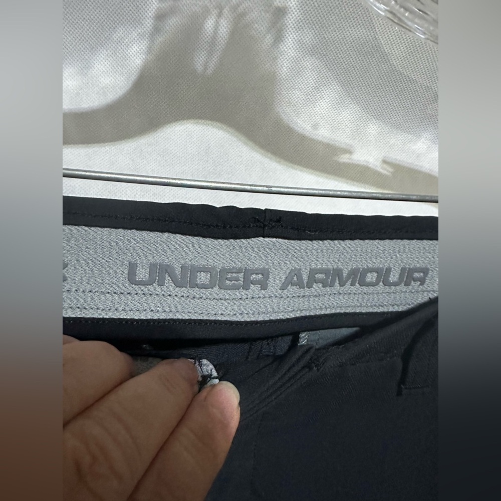 Under Armour Match Play Golf Pants Mens 34x32 Black Straight Leg Performance EUC - Picture 6 of 7
